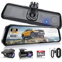NZACE ドライブレコーダー ミラー型 分離 Amazon.co.jp: NZACE 4K ドライブレコーダー ミラー型 前後カメラ