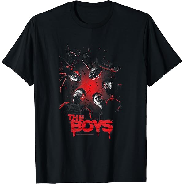 Amazon | The Boys Diabolical Butcher Superhero TV Show Tシャツ | T
