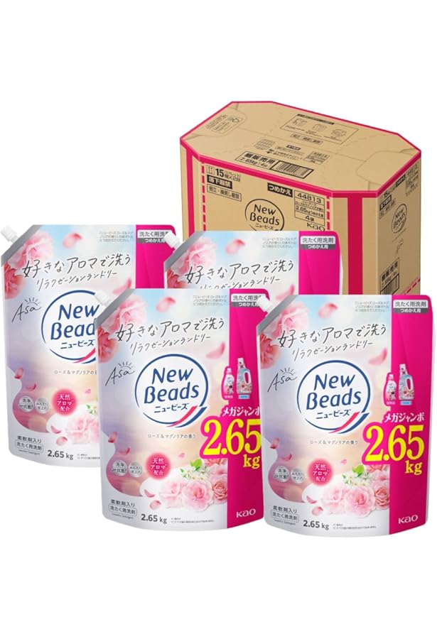 Amazon | 花王 ニュービーズ リュクスクラフト 洗濯洗剤 液体 詰め替え