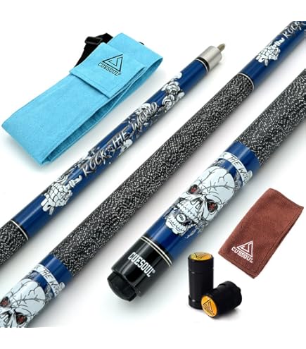 Joshmar Profi Pool Queue – Handgefertigt Aus Kanadischem Ahornholz Inkl. Koffer, Handschuh & Kreide