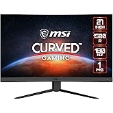 MSI Full HD Non-Glare 1ms 1920 x 1080 180Hz Refresh Rate Resolution Free Sync 27" Curved Gaming Monitor (G27C4 E3) - Black