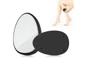 脱毛器 擦るだけ『業界注目！痛くない次世代モデル』 無痛脱毛器 角質除去 ナノガラス 物理脱毛 手のひらサイズ 軽量 男女兼用 操作簡単 痛みゼロ 初心者向け 家庭用 自宅 出張 旅行 ギフトにも最適 日本語取説書付き オシャレ (Black)