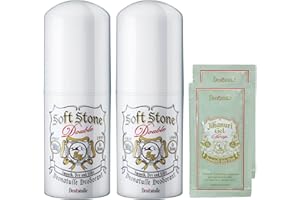 【Amazon.co.jp限定】 【医薬部外品】 デオナチュレ ソフトストーンW ワキ用 直ヌリ 制汗剤 スティック 無香料 ×2個(20g×2)+おまけ付き