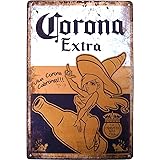 コロナ ビール ブリキ看板 Ver.2 20cm×30cm Corona Extra Beer A4サイズ アメリカン インテリア雑貨 [並行輸入品]