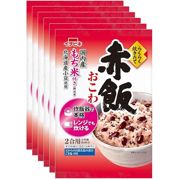 Amazon | 虎屋産業 手間いらずお赤飯 350g×10個 | Sioditin | ごはん