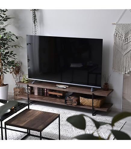 Amazon｜[ベルメゾン] テレビ台 すっきり見える こだわった ロータイプ