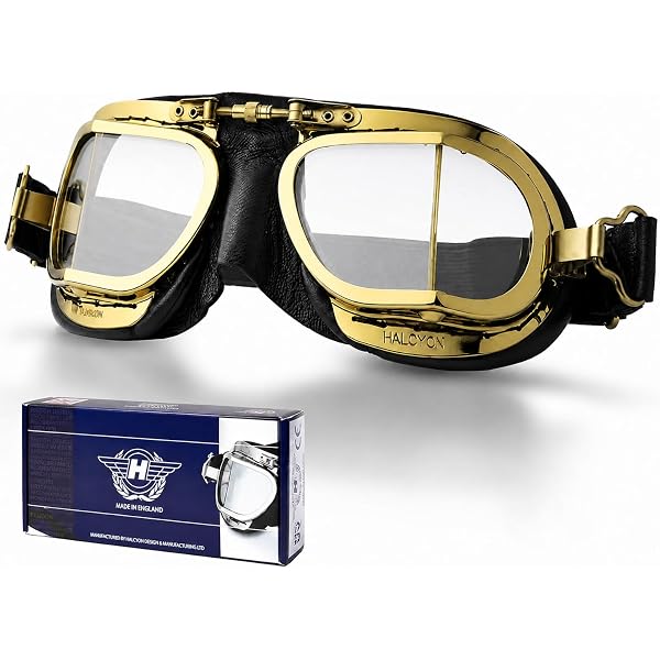 Amazon.co.jp: [Halcyon] mk49 Compact Goggles ブラック レザー