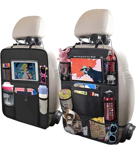 ECOSHIRE Multifunctional Car Seat Storage Bag - Organizer For Backseat Or Trunk - View #4