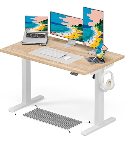 Amazon | Zontera 電動 昇降式ローデスク 高さ調整48-75cm ロー