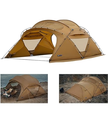 Amazon.co.jp: 3fulgear カンガルーテント ツーリングドームテント TC