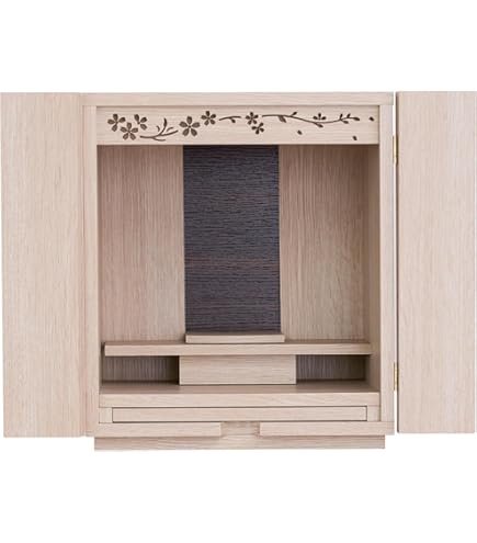 Amazon | 仏壇 モダン カシオペア 1200 ウォールナット [床置