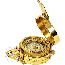 方位磁針 海軍 コンパス アンティーク 航海 革ケース 軍物 71vSccRevML._AC_UL210_SR210,