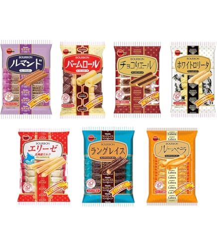 バターロール　です。お菓子、チョコ　5種類　✖️2 セット Amazon.co.jp: ブルボン お菓子5種アソートセット 【(1)チョコリエール