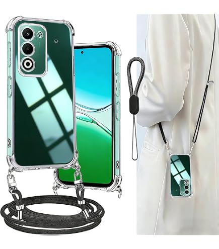 Amazon.co.jp: OPPO A5 5G 用 ケース ショルダー ネックストラップ 耐