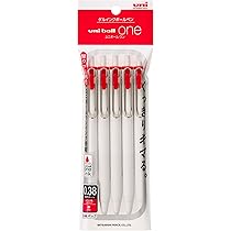 Amazon | 三菱鉛筆 ゲルボールペン替芯 ユニボールワン 0.38 赤 10本