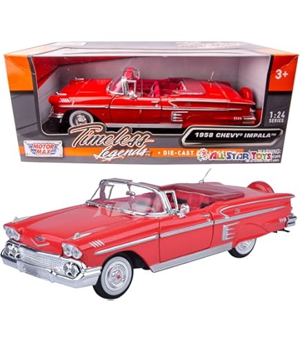 Amazon.co.jp: Motor Max 1958 シボレー インパラ コンバーチブル