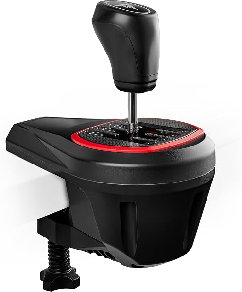 【国内正規品】Thrustmaster TH8S シフター - PC、PS4、PS5、PS5 Pro、Xbox One、Xbox Series X|S 対応の高精度 H パターン シフター - 1