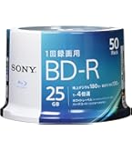 ソニー ブルーレイディスク BD-R 25GB 1回録画用 6倍速 50枚入り Amazon.co.jp: ソニー ブルーレイディスク BD-R 25GB (1枚あたり