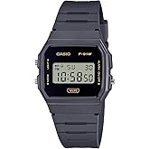 [カシオ] CASIO デジタル ユニセックス 腕時計 チープカシオ F-91WB-8A 化粧箱無し簡易パッケージ バイオマスプラスチックバンド ダークグレー [並行輸入品]