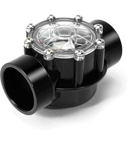 NDS 1011-20 2" PVC Spring Check Valve - Slip X Slip Connection, 150 PSI