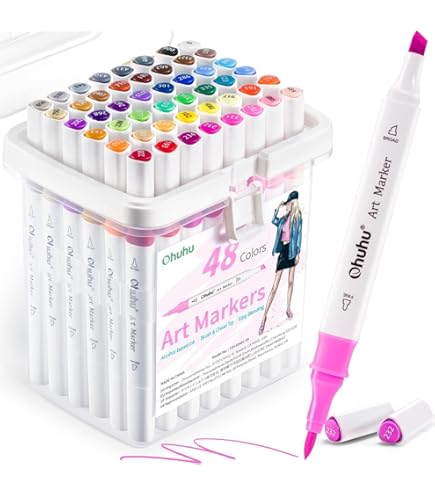 Amazon.co.jp: デリーター アルコールマーカー ネオピコ-2 基本72色A