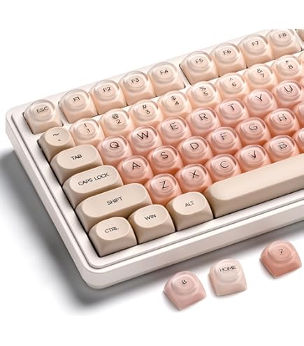 Amazon | POPKEEY K1RBY ピンク XDA キーキャップ MXスイッチ用
