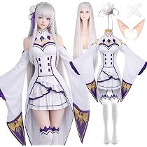 Amazon.co.jp: [milky time] ウィッグ付き リゼロ エミリア Re:ゼロ