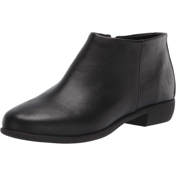 Aerosoles Women's Cross Out Ankle Boot | Western Inspired Bootie With Buckle & Zipper | 1.5" Stacked Heel