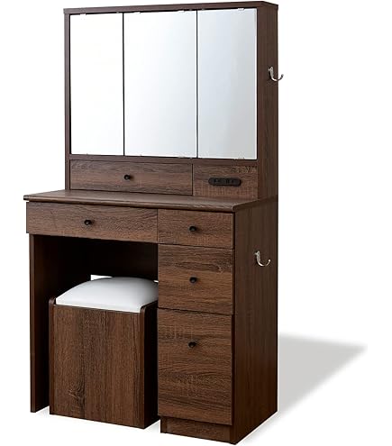 Amazon｜茶谷産業 Made in Japan 木製ミニドレッサー 姫鏡台 20