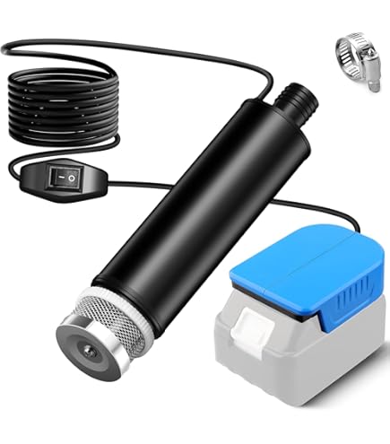 Amazon.co.jp: bumxca 水中ポンプ 充電式 ウォーターポンプ