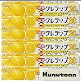 【Amazon.co.jp 限定】ニュークレラップ NEWクレラップ レギュラー 30cm×20m×6個 + Kunutonnオリジナルロゴ入りhおしぼり付