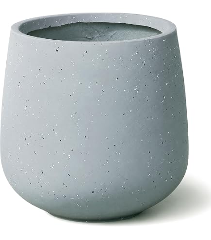 Amazon.co.jp: JUHAN 大型 シンプル壺プランター 植木鉢 軽量 おしゃれ