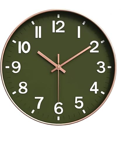 Orologio Da Parete Acctim Stella Starburst 43 Cm – Design Retrò, Vetro E Lancette Oro, Movimento Al Quarzo - 4