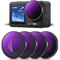 【超美品】Osmo Action 4 純正NDフィルター ネックマウント DJI Osmo ActionのNDフィルターはDJI純正が断然おすすめ！（Action3