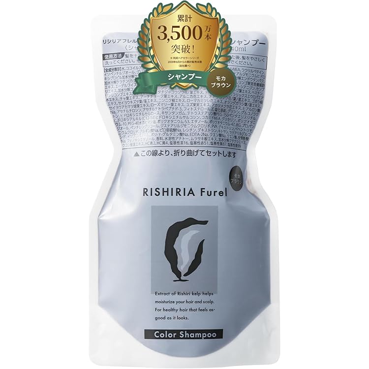 リシリアフレル カラーシャンプー モカブラウン 詰め替え用240ml 4個セット CD12 K RISHIRIA Furel リシリアフレル カラーシャンプー モカブラウン