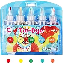 Amazon.co.jp: 絞り染め タイダイ染め 衣類DIY タイダイキット 5