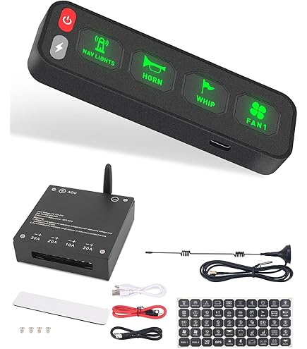 Amazon.co.jp: Chelhead ワイヤレススイッチパネル 12V 8ギャング
