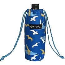 Amazon｜[MITUPASO] ペットボトルカバー ブルースカイ鳥 余裕の600ml+α