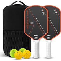 Amazon.co.jp: Newsones ピックルボール パドル セット カーボン