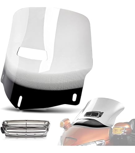 HONDA GL1800 SC68 ゴールドウイング ウィンドスクリーン純正品 割れ無! ゴールドウイング GL1800 SC68 純正スクリーン ルーバー