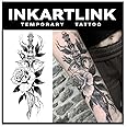 INKARTLINK Jagua 2 Weeks Women Flower Cute 2 Pack Waterproof Tattoo Stickers Temporary Tattoos Fashion