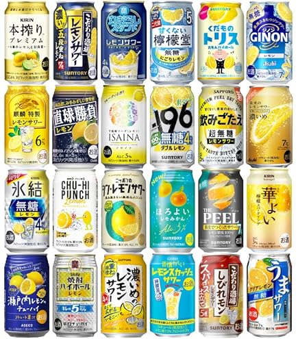 未来のレモンサワー　飲み比べ 24缶（オリジナル12本＋プレーン12本） Amazon.co.jp: 未来のレモンサワー プレーンレモンサワー 12缶セット