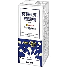 【58%OFF】【1本38円】【1,815円】 by Amazon マルサン 有機豆乳無調整 200ml×48本
