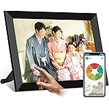 moonka wifi デジタルフォトフレームwifi対応 画面8インチ 人感センサー 1280*800高解像度 タッチパネル 写真や動画再生 スライドショー IPS タッチパネル 広角視野 無料アプリ プレゼント用 日本語説明書