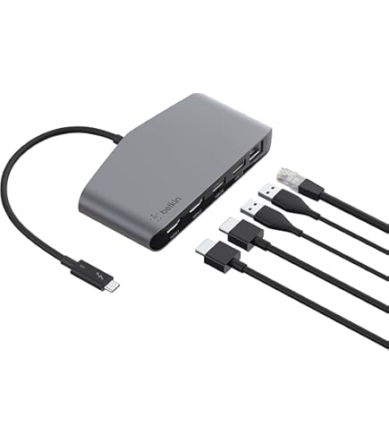 Belkin Thunderbolt 3 Dock Pro w/ 2.6ft Thunderbolt 3 Cable Dual 4K