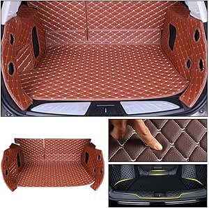 トランクマット ラゲッジマット フロアマット 適用 スバル フォレスター 19 ドレスアップカーマット 防水 汚れ防止 滑り止めレザーライナーセット ブラウン 車 バイク 車 バイク Amazon