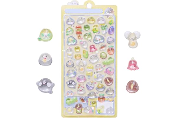 3dシール 立体シール 可愛い 女の子 キラキラ ステッカー 携帯電話飾り/DIY/手帳用 贈り物 手芸用品 (ひよこ)