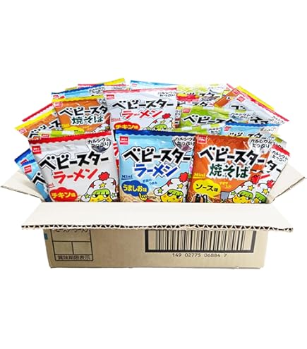 Amazon.co.jp: 【まとめ買い】 ベビースター ラーメン ミニ 5種 食べ