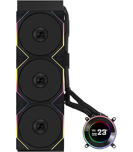 Amazon.co.jp: Lian-Li HydroShift LCD 360TL パフォーマンス 360mm
