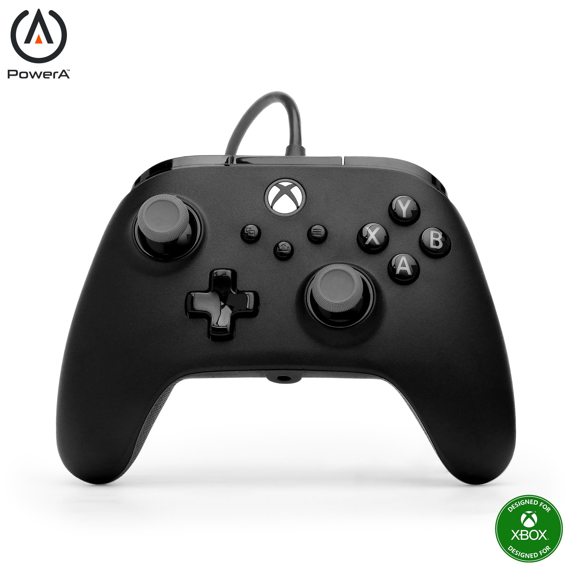 【Xbox公式ライセンス商品】PowerA パワーエー アドバンテージプラス有線コントローラー for Xbox Series X|S - ブラックXBGP0439-01 - 1